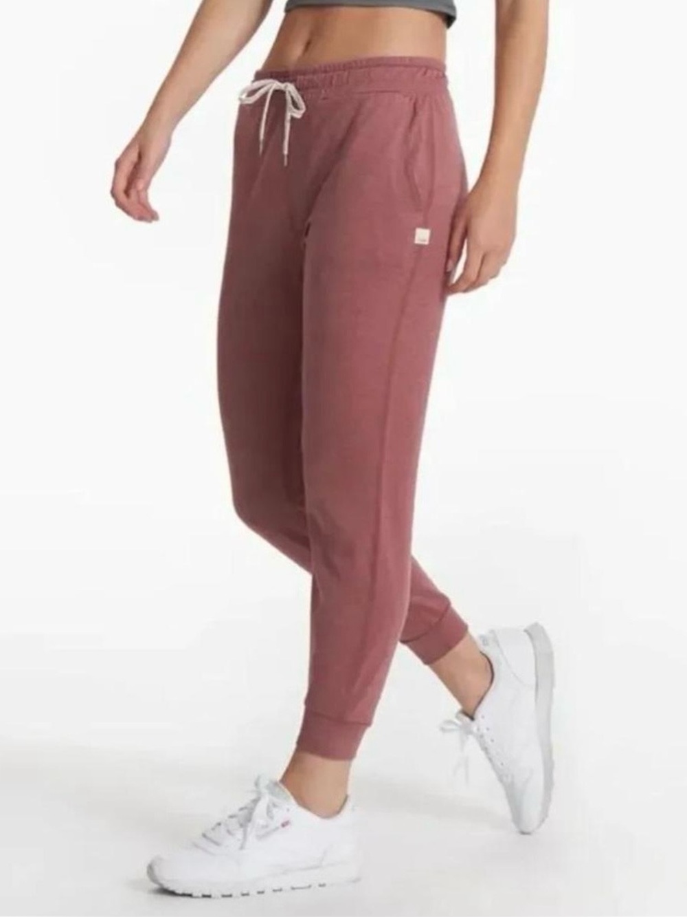 Vuori women’s performance joggers pink rosewood size XS